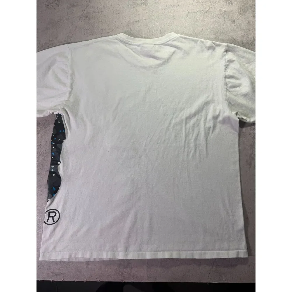 BAPE Space Camo Side Big Ape Head Tee White XL